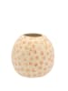 Villa Collection Vaas "Tana" beige/lichtbruin - (H)20 cm x Ø 18,5 cm