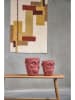 Villa Collection Doniczka "Calbe" w kolorze czerwonym - wys. 19 x Ø 19 cm