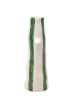 Villa Collection Vase "Styles" in Creme/ Grün - (L)12 x (B)11 x (H)34 cm