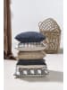 Villa Collection Kussen grijs/beige/wit - (L)50 x (B)50 cm
