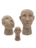 Villa Collection Figurka "Talvik" w kolorze jasnobrązowym - 7,5 x 15 x 7,5 cm