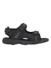 Zigzag Sandalen "Nung" in Schwarz