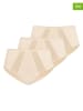 Teyli 3er-Set: Taillenslips in Beige