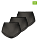 Teyli 3er-Set: Taillenslips in Schwarz