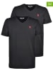 U.S. Polo Assn. 2-delige set: shirts zwart