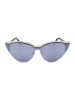 Karl Lagerfeld Damen-Sonnenbrille in Grau-Schwarz/ Blau