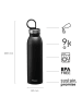 aladdin Isolierflasche "Chilled" in Schwarz - 550 ml