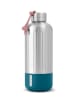 Black+Blum Isoleerfles "Explorer" zilverkleurig/blauw - 850 ml