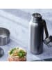 Black+Blum Isolierflasche in Silber/ Grün - 750 ml