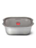 Black+Blum Pudełko 3w1 w kolorze srebrnym na lunch - 20,5 x 8 x 16 cm