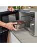Black+Blum 3-in-1 lunchbox zilverkleurig - (B)20,5 x (H)8 x (D)16 cm