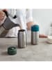 Black+Blum Isoleerbeker zilverkleurig/turquoise - 340 ml