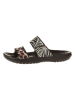 Crocs Pantoletten "Classic" in Schwarz/ Braun
