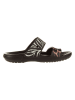 Crocs Pantoletten "Classic" in Schwarz/ Braun