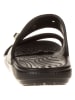 Crocs Klapki "Classic" w kolorze brązowo-czarnym