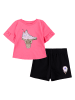 Converse 2tlg. Outfit in Pink/ Schwarz