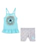 Converse 2-delige outfit turquoise/wit