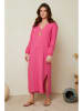 Le Monde du Lin Lniana sukienka w kolorze różowym