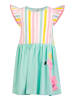 happy girls by Eisend Jurk turquoise/meerkleurig