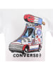 Converse 2-delige outfit wit/rood