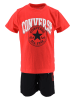 Converse 2-delige outfit rood/zwart