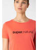 super.natural Koszulka "3D Signature" w kolorze pomarańczowym