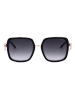 Guess Damen-Sonnenbrille in Schwarz/ Gold