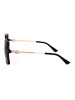 Guess Damskie okulary przeciwsłoneczne w kolorze złoto-brązowym