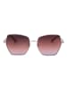 Guess Damskie okulary przeciwsłoneczne w kolorze srebrnym