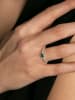 Lodie Silver Zilveren ring met edelsteen