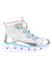Skechers Botki "Heart Lights" w kolorze srebrnym