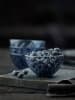 Lyngby Glas 4er-Set: Schalen "Sorrento" in Blau - Ø 12 cm