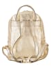 Lia Biassoni Leder-Rucksack in Gold - (B)22 x (H)26 x (T)13 cm