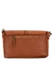 Melina C Leder-Schultertasche "Bariano" in Camel - (B)31 x (H)20 x (T)9 cm