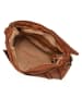 Melina C Leder-Schultertasche "Bariano" in Camel - (B)31 x (H)20 x (T)9 cm