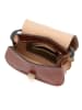 Melina C Leder-Umhängetasche "Falmenta" in Cognac - (B)20 x (H)18 x (T)8 cm
