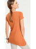 Heine Seiden-Longshirt in Orange