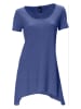 Heine Seiden-Longshirt in Blau
