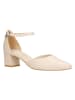 Wojas Leder-Pumps in Beige