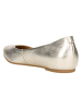 Wojas Leder-Ballerinas in Gold