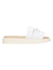 Wojas Leren slippers wit