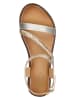 Wojas Leder-Sandalen in Gold