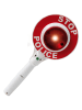 Jamara Polizeikelle in Grün/ Rot - (B)11,7 x (H)25,3 x (T)3,8 cm