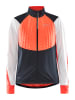 Craft Fietsjas oranje/zwart/wit