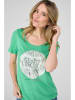 LIEBLINGSSTÜCK Koszulka "Candy" w kolorze zielono-srebrnym
