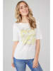 LIEBLINGSSTÜCK Koszulka "Candice" w kolorze biało-żółtym