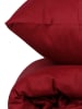 Colorful Cotton Renforcé beddengoedset "Maroon" rood