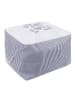 Colourful Cotton Opbergtas blauw/wit - (L)44 x (B)39 x (H)30 cm