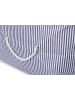 Colourful Cotton Aufbewahrungstasche in Blau/ Weiß - (L)44 x (B)39 x (H)30 cm