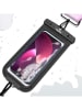 YEAZ Handytasche "Ocean Shot in Schwarz/ Rosa - (B)16 x (H)22,5 x (T)1,6 cm